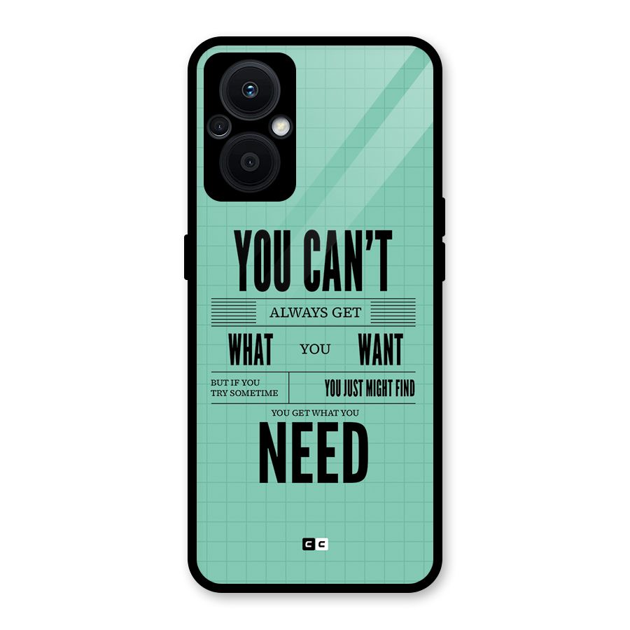 Cant Always Get Glass Back Case for Oppo F21s Pro 5G