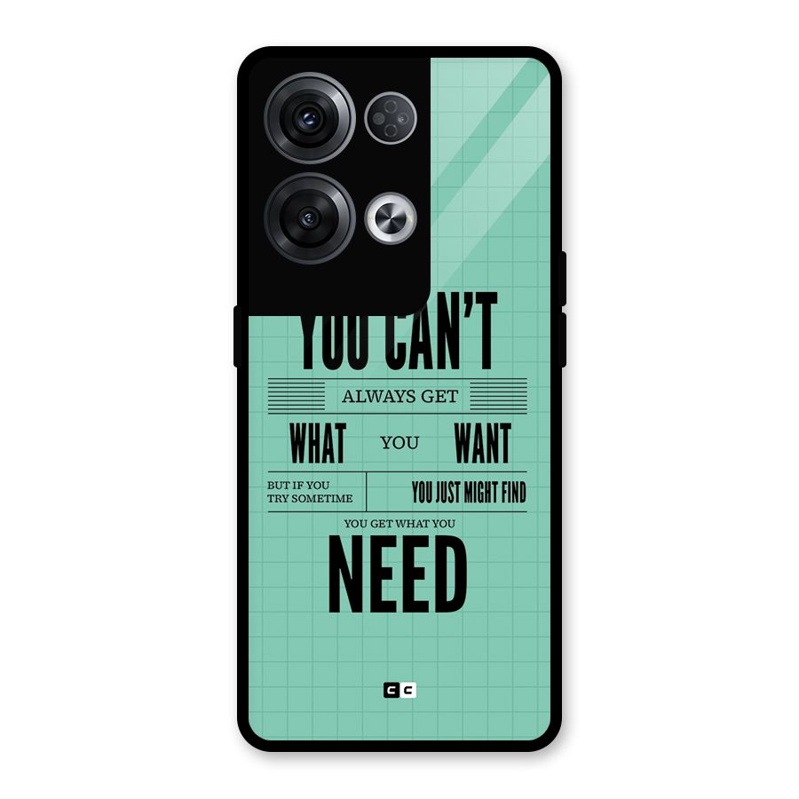 Cant Always Get Glass Back Case for Oppo Reno8 Pro 5G