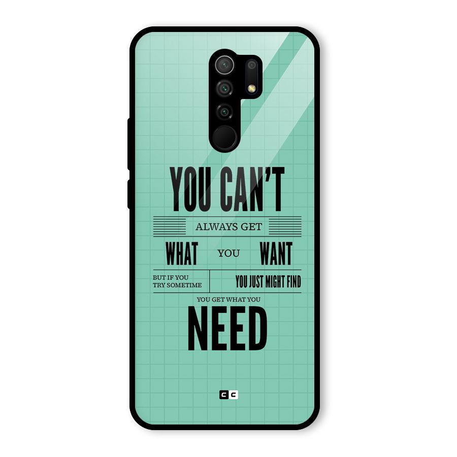 Cant Always Get Glass Back Case for Poco M2