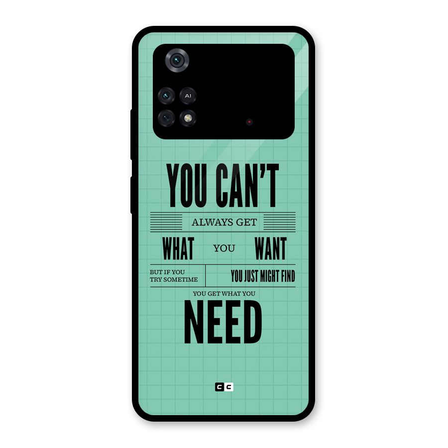 Cant Always Get Glass Back Case for Poco M4 Pro 4G