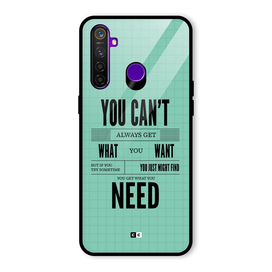 Cant Always Get Glass Back Case for Realme 5 Pro