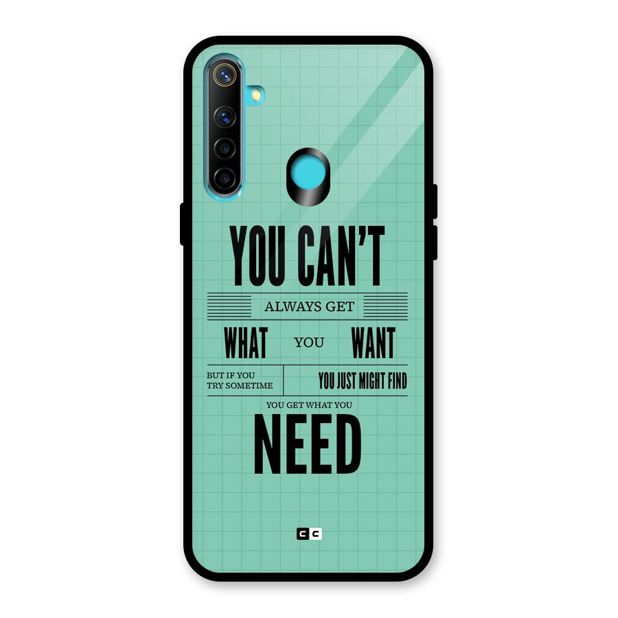 Cant Always Get Glass Back Case for Realme 5i