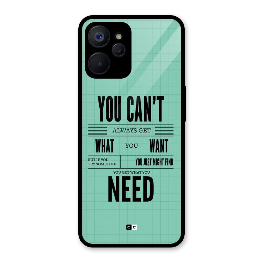 Cant Always Get Glass Back Case for Realme 9i 5G