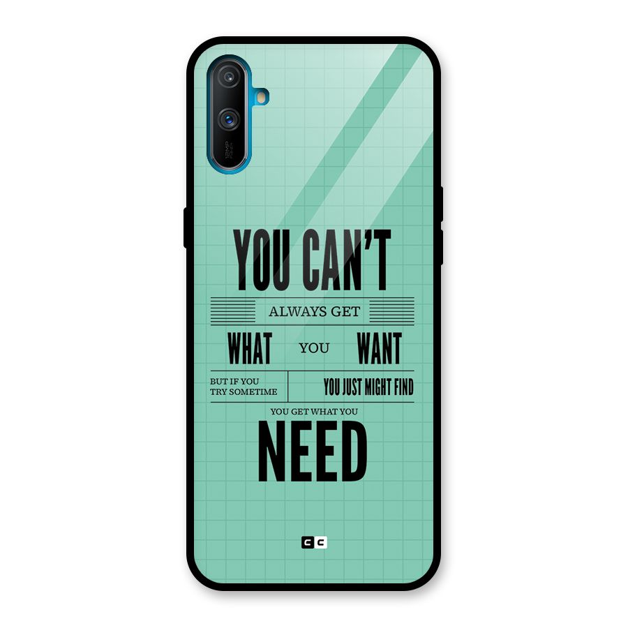 Cant Always Get Glass Back Case for Realme C3