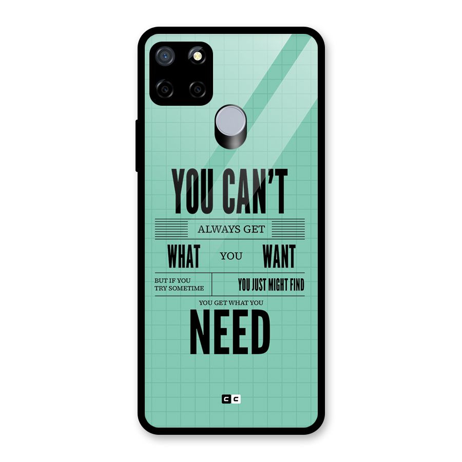 Cant Always Get Glass Back Case for Realme Narzo 20
