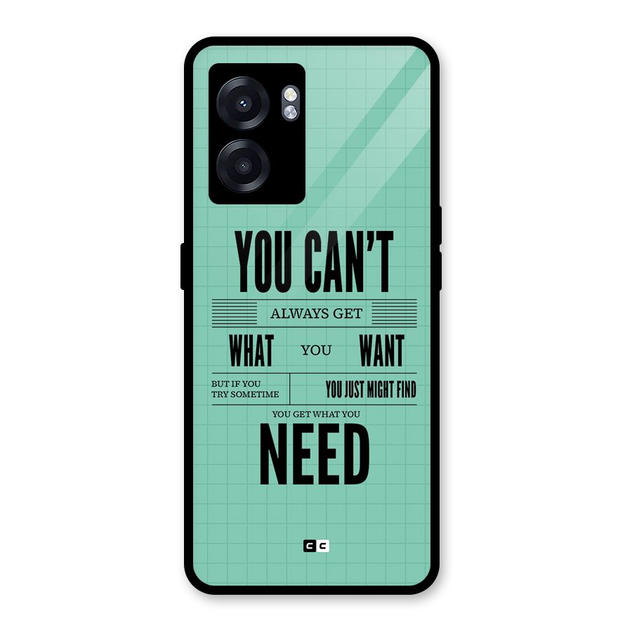 Cant Always Get Glass Back Case for Realme Narzo 50 5G