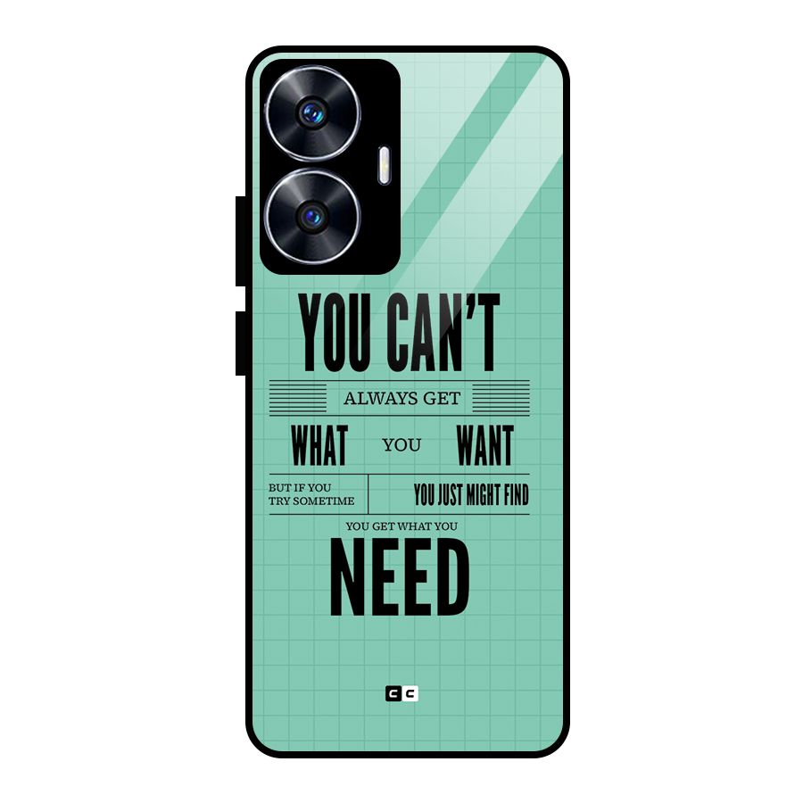 Cant Always Get Glass Back Case for Realme Narzo N55