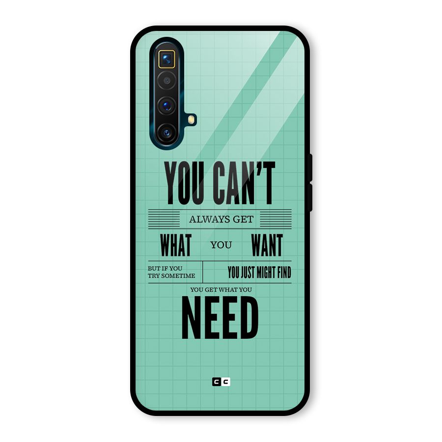Cant Always Get Glass Back Case for Realme X3