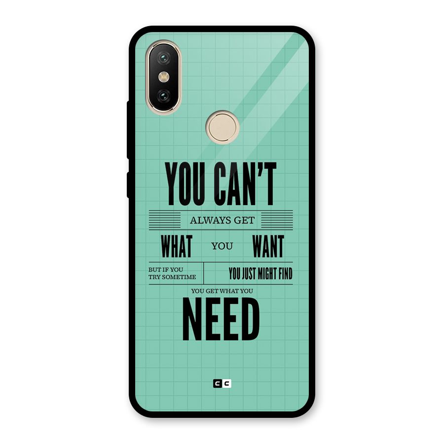Cant Always Get Glass Back Case for Redmi A2