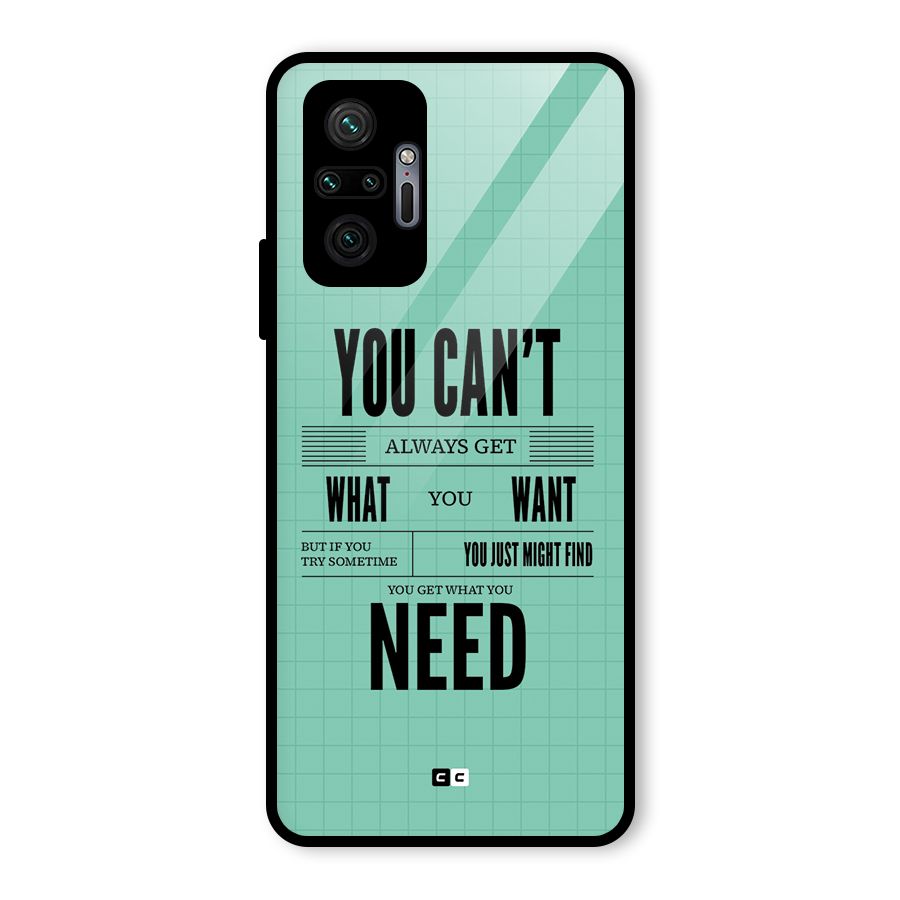 Cant Always Get Glass Back Case for Redmi Note 10 Pro