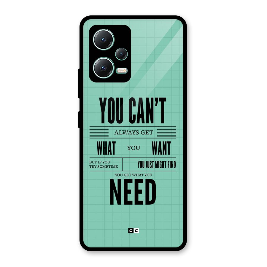 Cant Always Get Glass Back Case for Redmi Note 12 5G