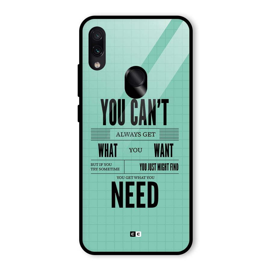 Cant Always Get Glass Back Case for Redmi Note 7 Pro