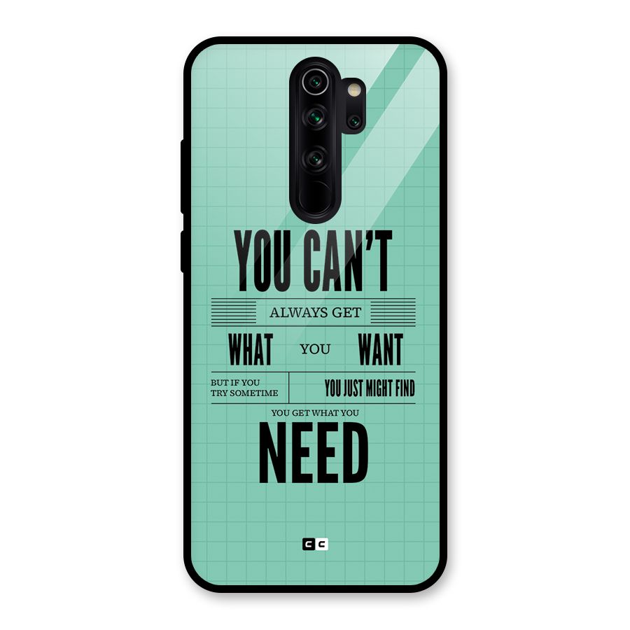 Cant Always Get Glass Back Case for Redmi Note 8 Pro