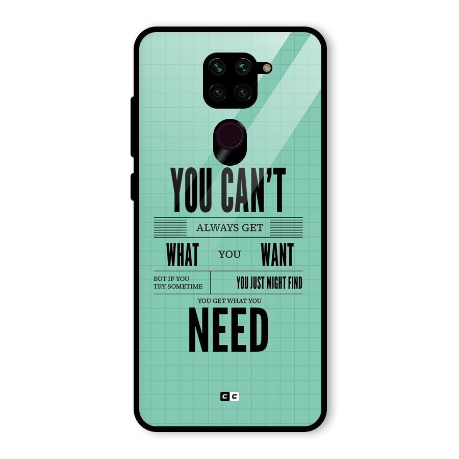 Cant Always Get Glass Back Case for Redmi Note 9