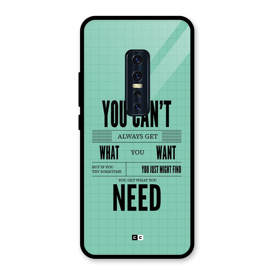 Cant Always Get Glass Back Case for Vivo V17 Pro