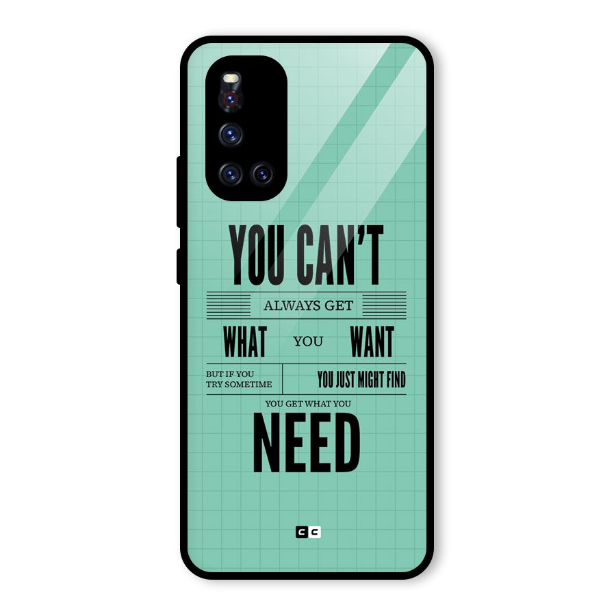 Cant Always Get Glass Back Case for Vivo V19