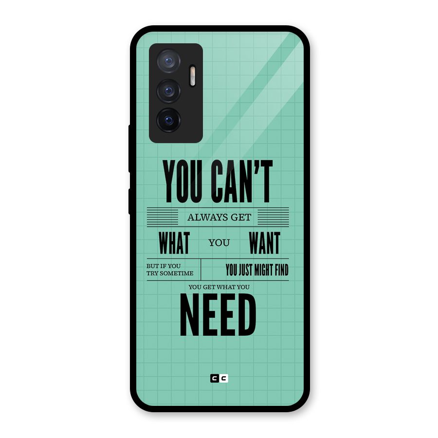 Cant Always Get Glass Back Case for Vivo V23e