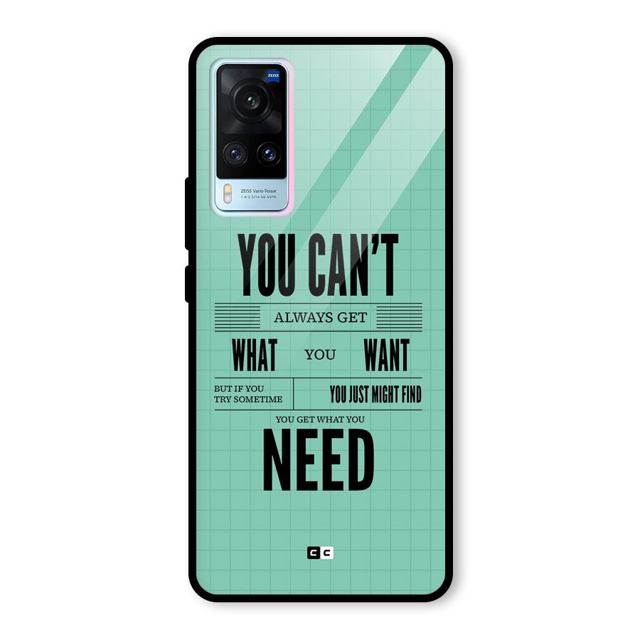 Cant Always Get Glass Back Case for Vivo X60