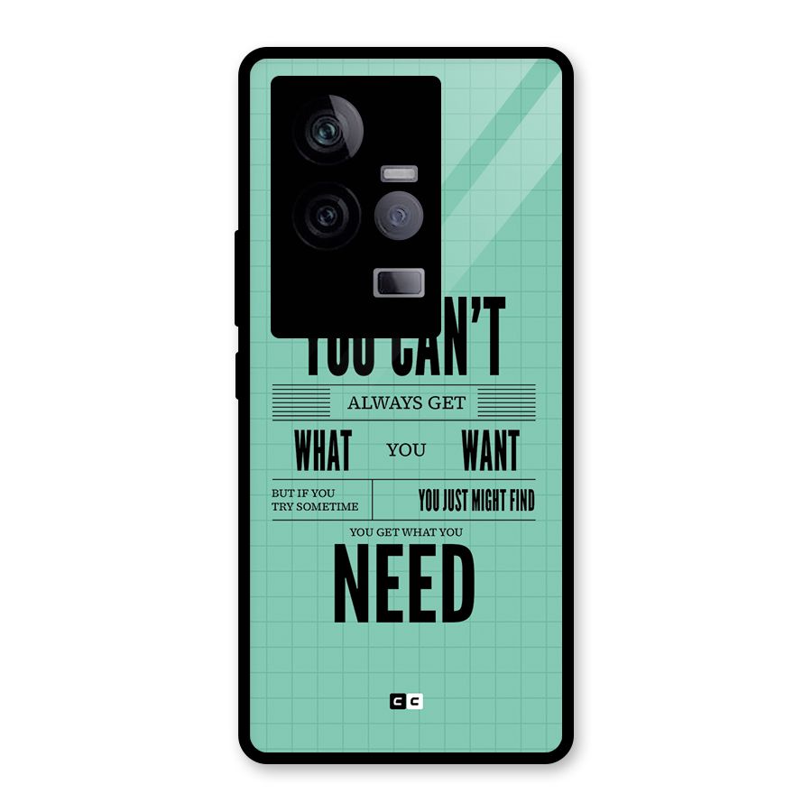 Cant Always Get Glass Back Case for Vivo iQOO 11 5G