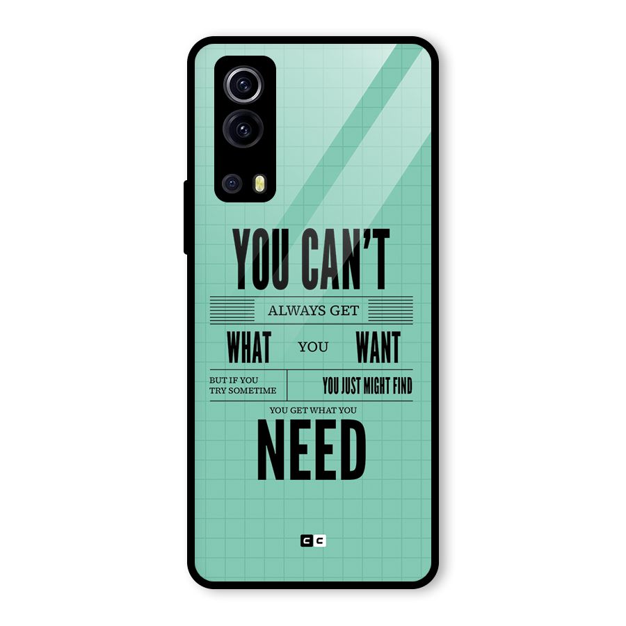 Cant Always Get Glass Back Case for Vivo iQOO Z3