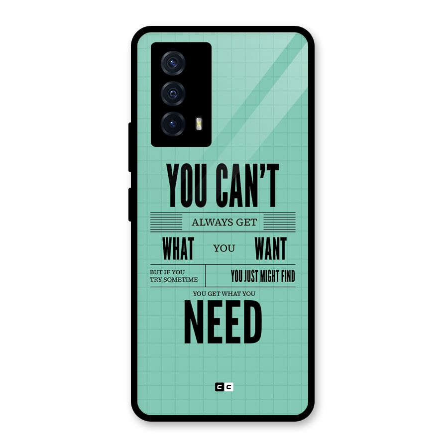 Cant Always Get Glass Back Case for Vivo iQOO Z5