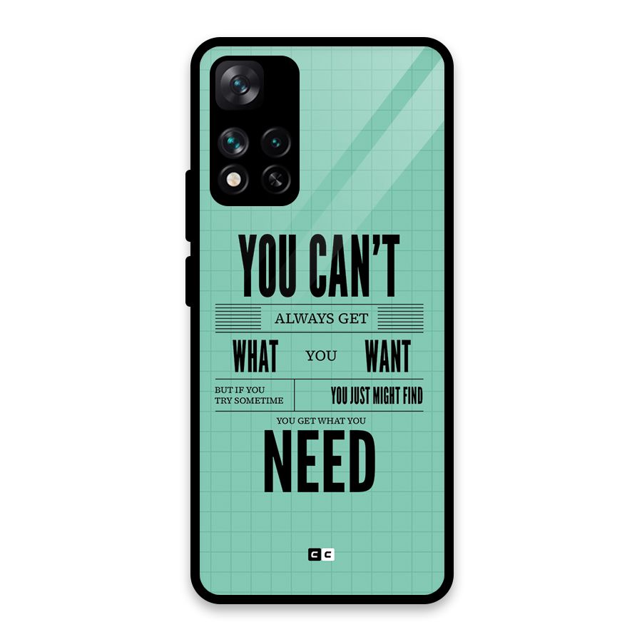 Cant Always Get Glass Back Case for Xiaomi 11i HyperCharge 5G