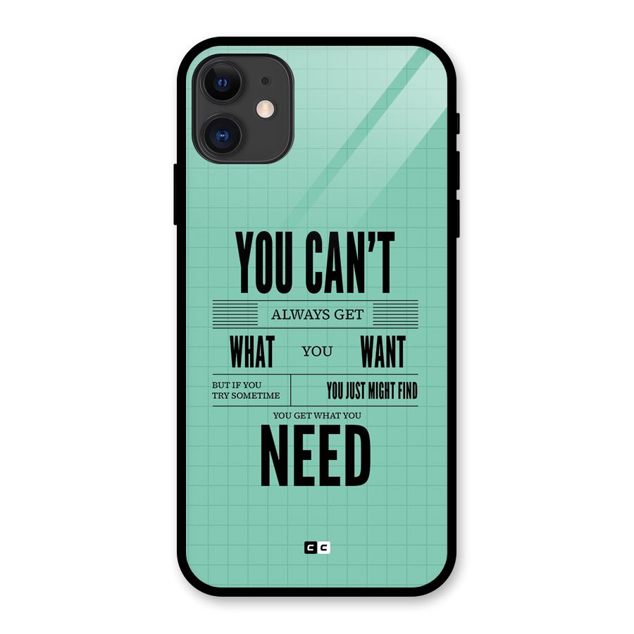 Cant Always Get Glass Back Case for iPhone 11