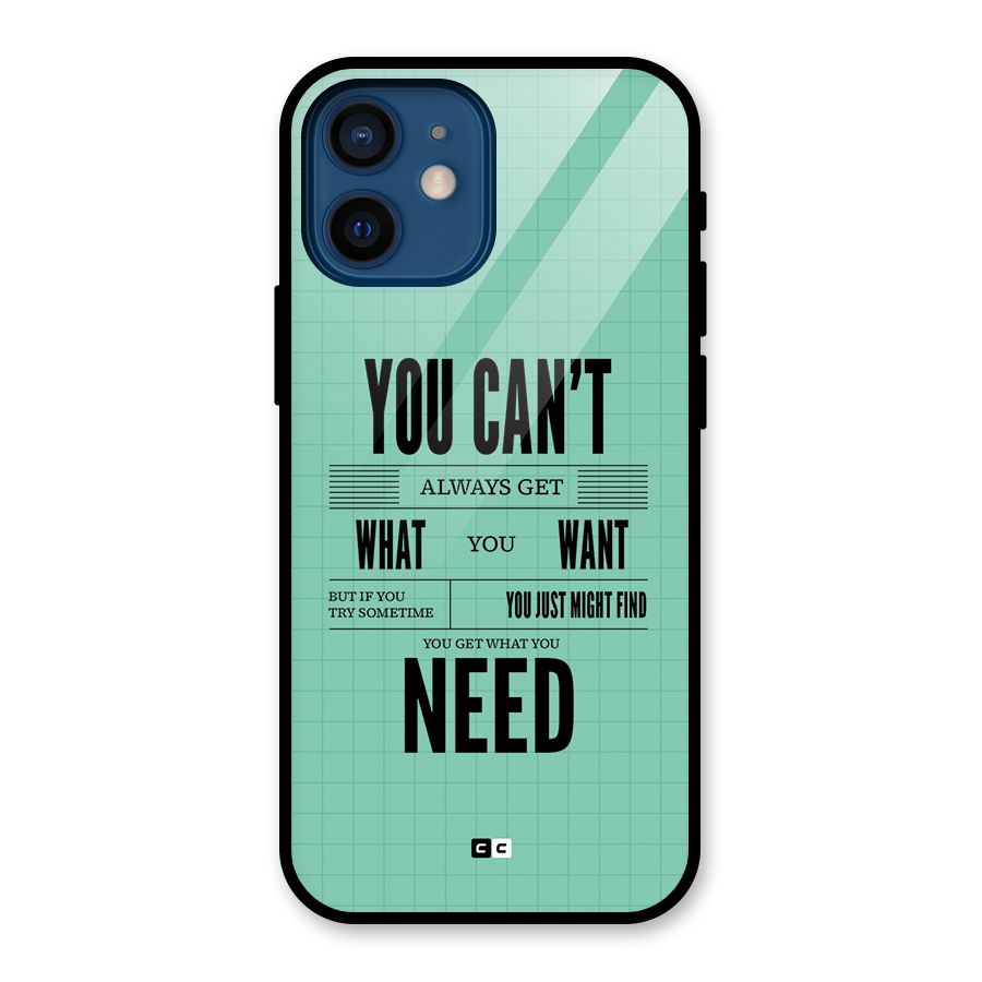 Cant Always Get Glass Back Case for iPhone 12 Mini