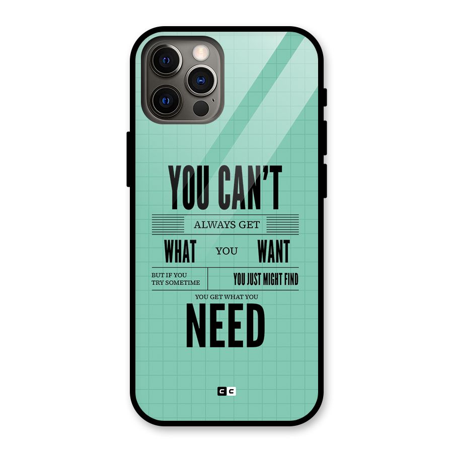 Cant Always Get Glass Back Case for iPhone 12 Pro