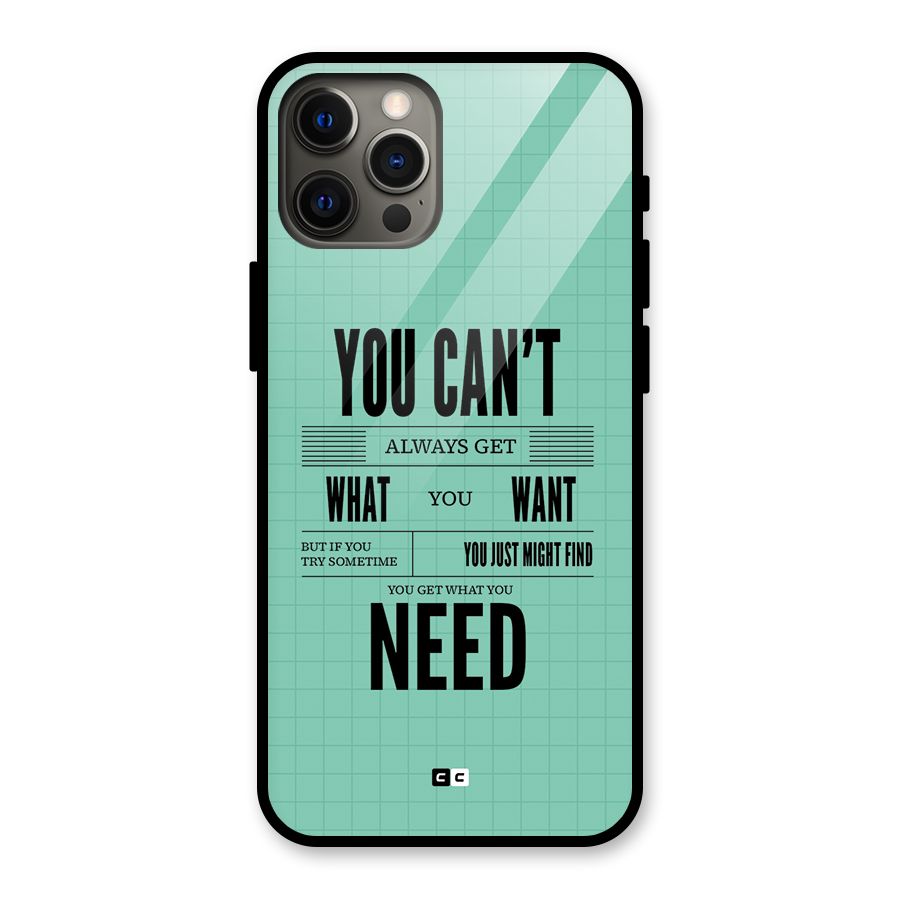 Cant Always Get Glass Back Case for iPhone 12 Pro Max