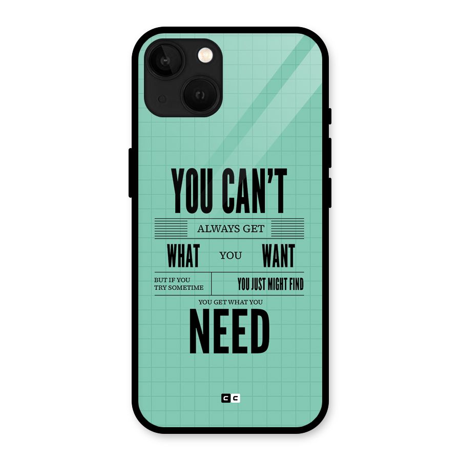 Cant Always Get Glass Back Case for iPhone 13