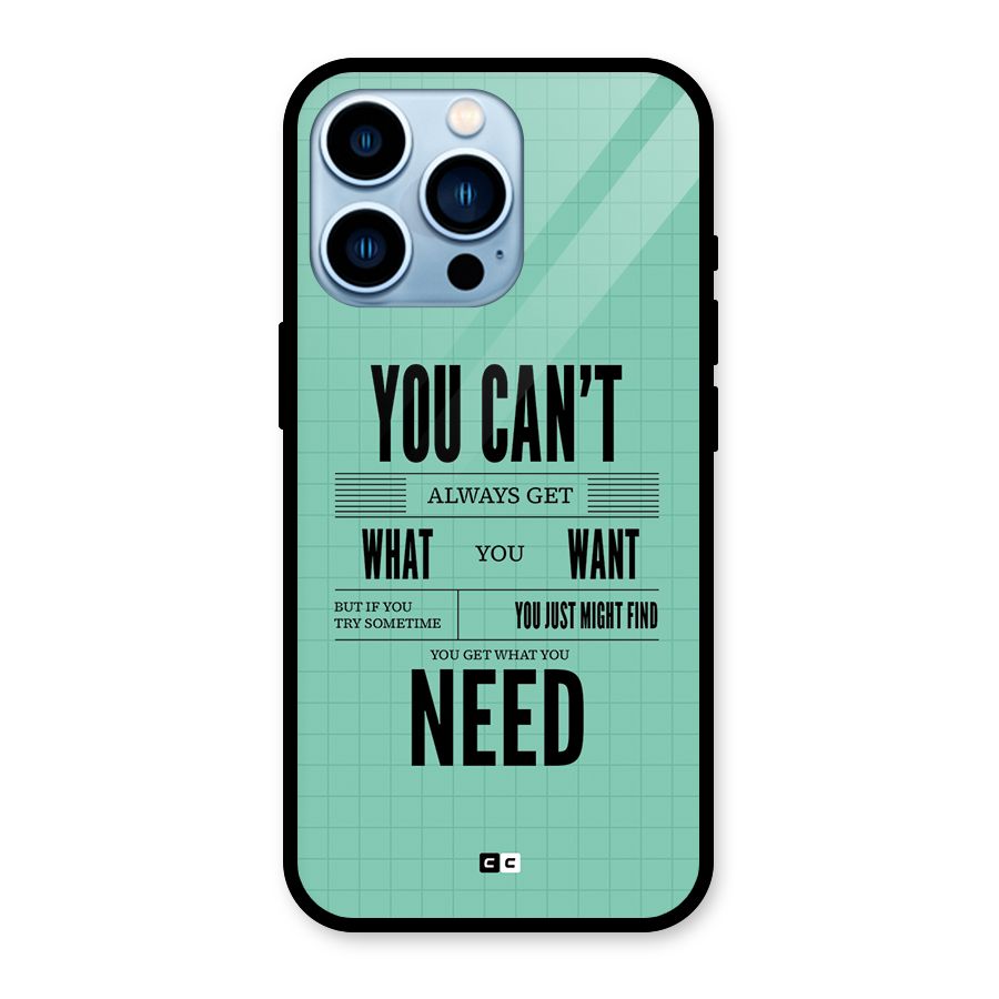Cant Always Get Glass Back Case for iPhone 13 Pro