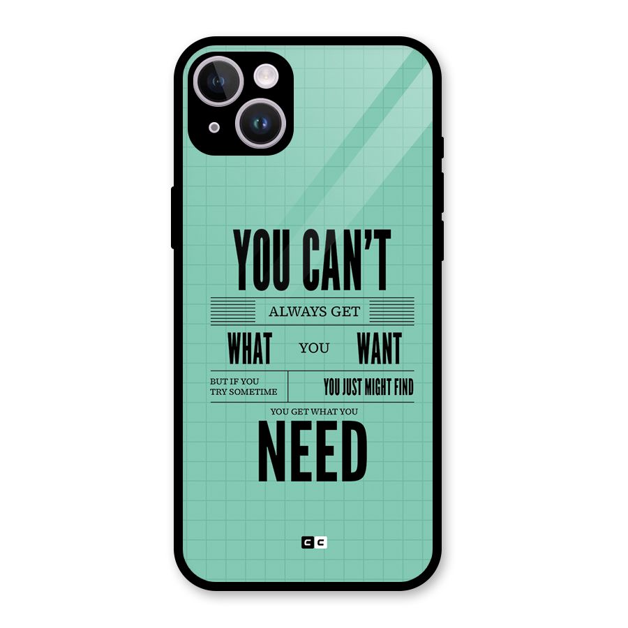 Cant Always Get Glass Back Case for iPhone 14 Plus