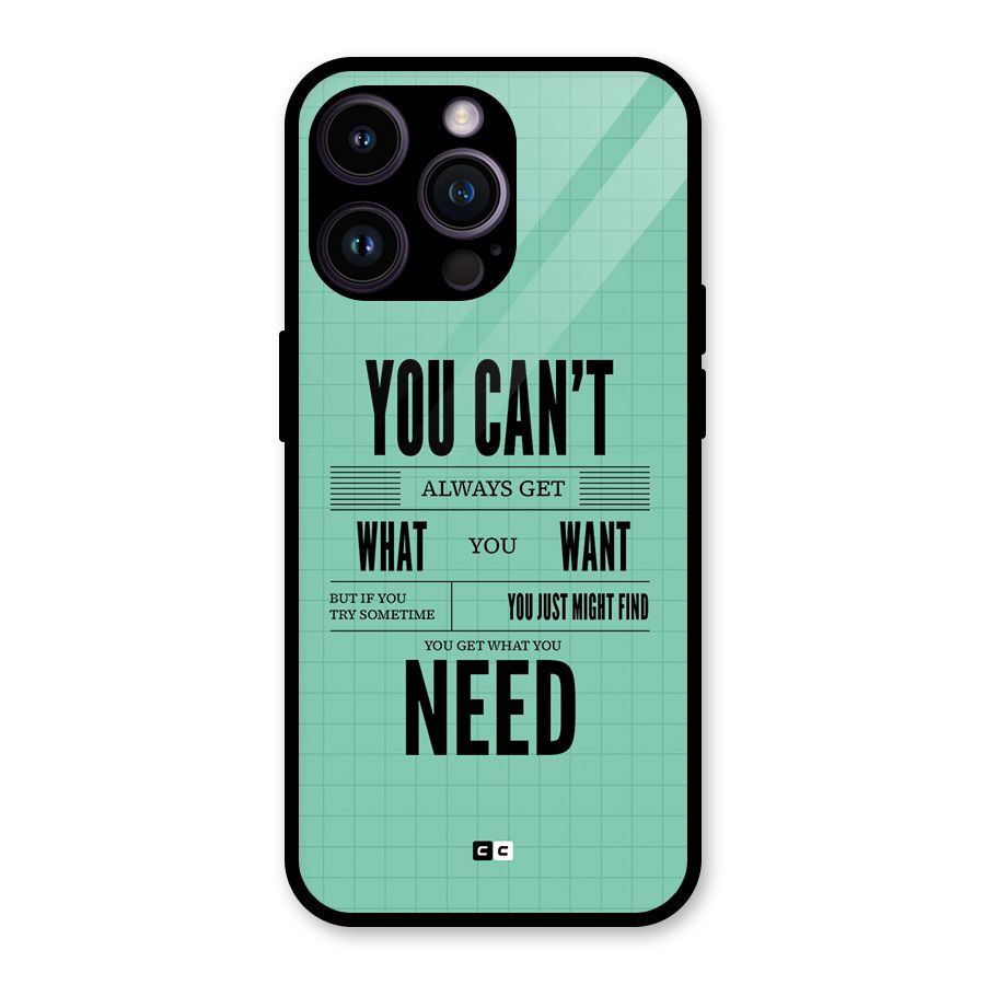 Cant Always Get Glass Back Case for iPhone 14 Pro Max