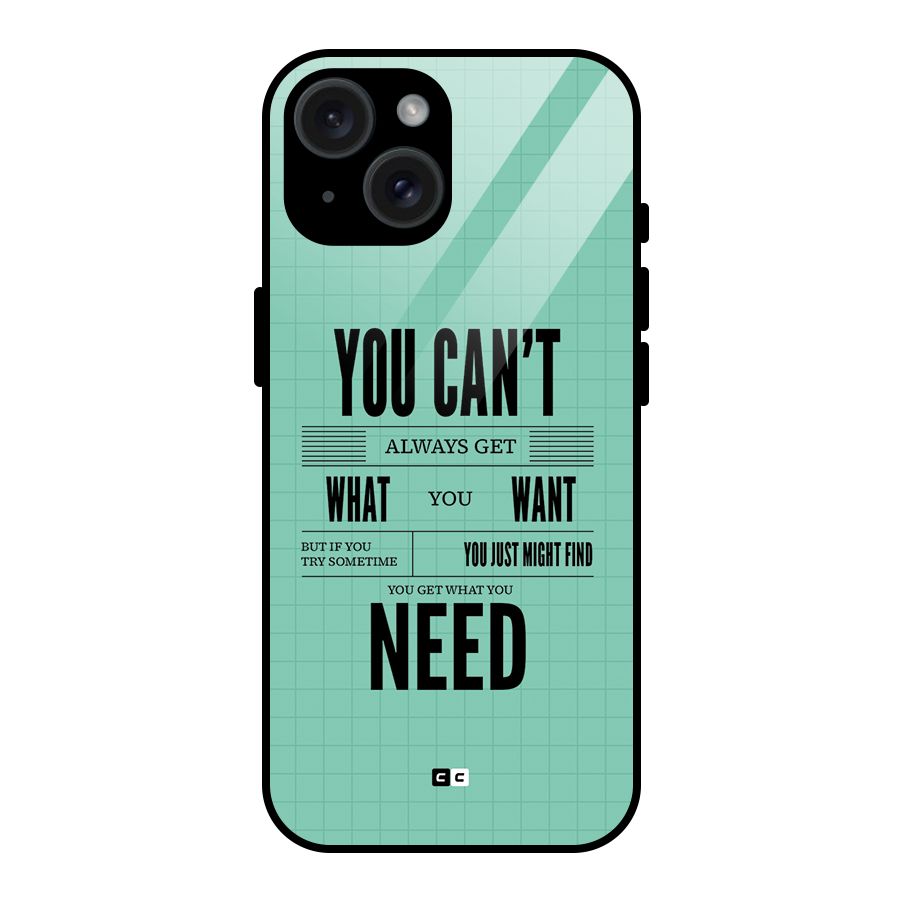 Cant Always Get Glass Back Case for iPhone 15