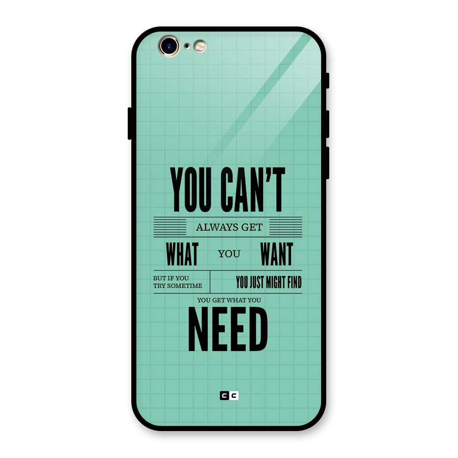 Cant Always Get Glass Back Case for iPhone 6 6S