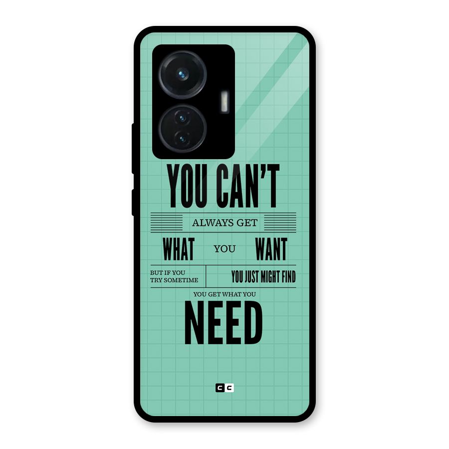 Cant Always Get Glass Back Case for iQOO Z6 44W