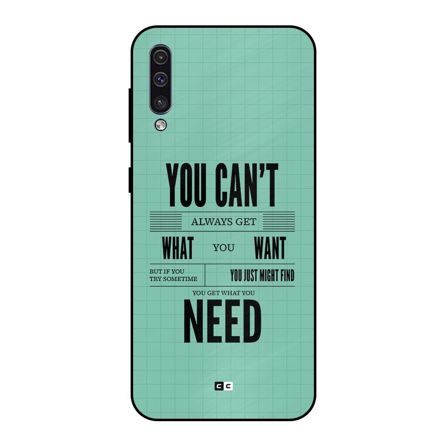 Cant Always Get Metal Back Case for Galaxy A50s