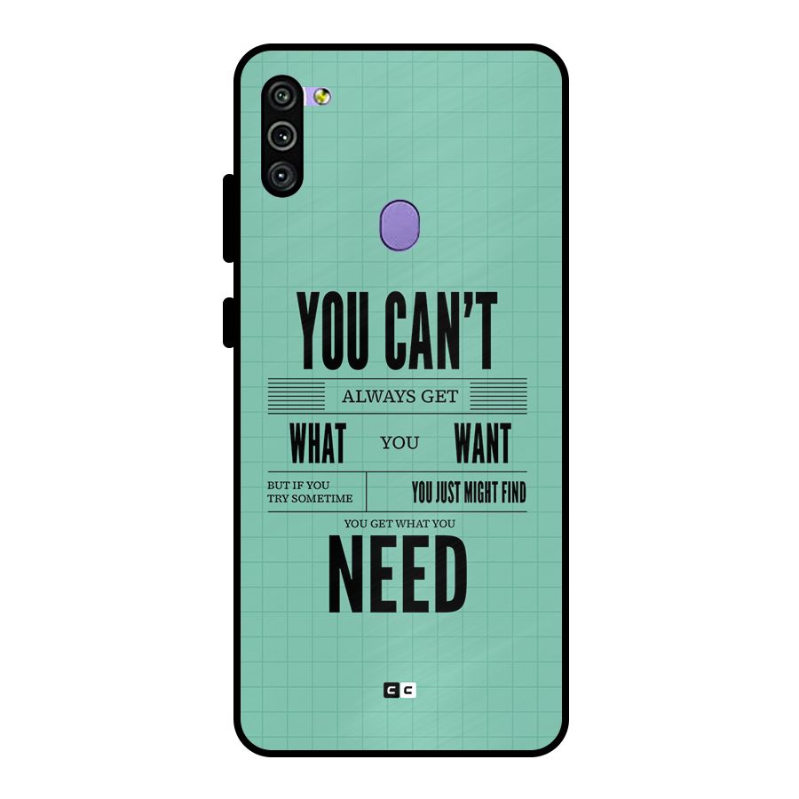 Cant Always Get Metal Back Case for Galaxy M11