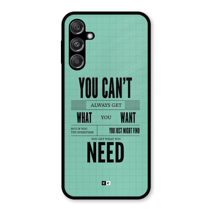 Cant Always Get Metal Back Case for Galaxy M34 5G