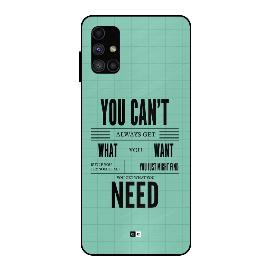 Cant Always Get Metal Back Case for Galaxy M51