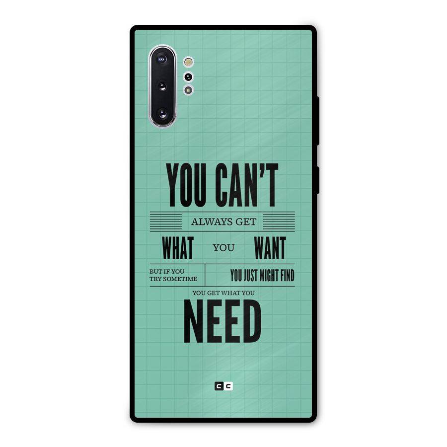 Cant Always Get Metal Back Case for Galaxy Note 10 Plus