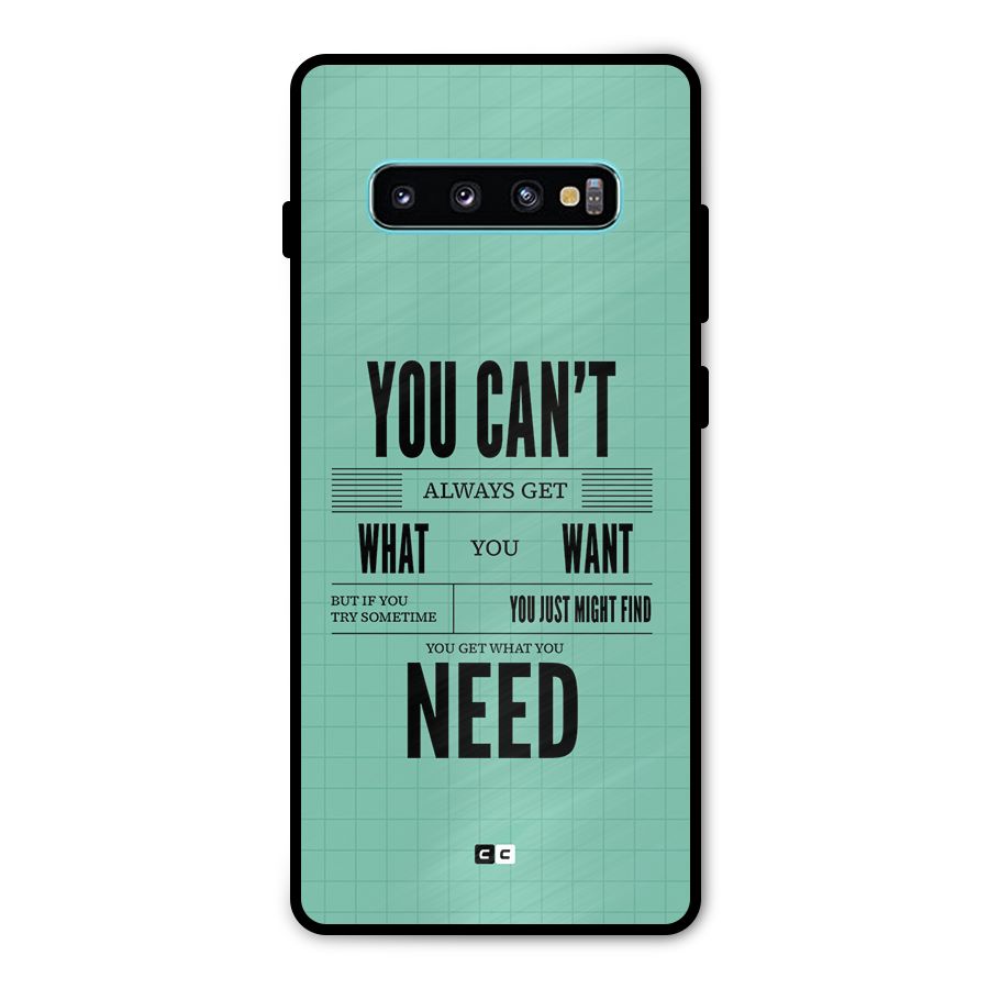 Cant Always Get Metal Back Case for Galaxy S10 Plus