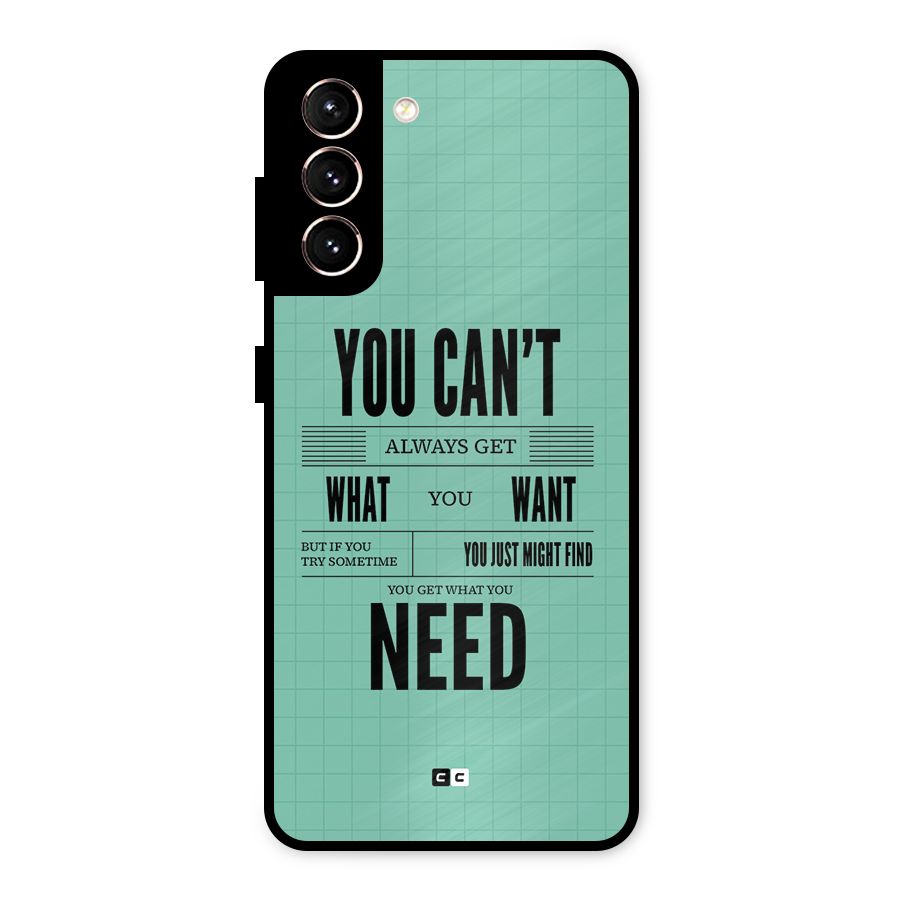 Cant Always Get Metal Back Case for Galaxy S21 5G