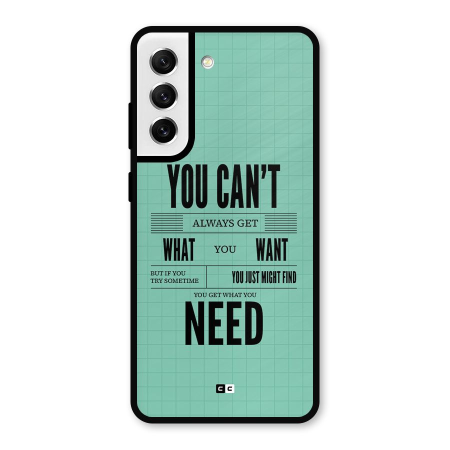 Cant Always Get Metal Back Case for Galaxy S21 FE 5G