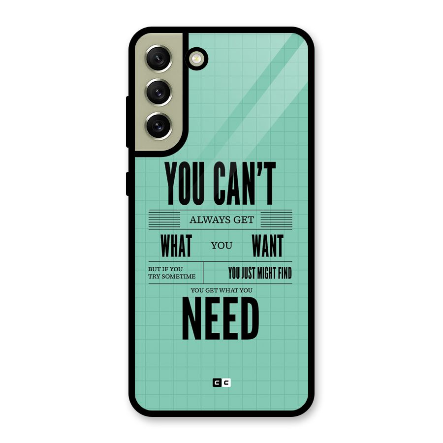 Cant Always Get Metal Back Case for Galaxy S21 FE 5G (2023)