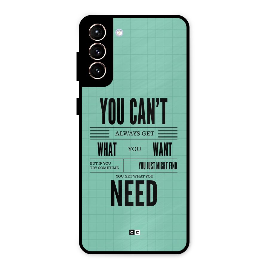 Cant Always Get Metal Back Case for Galaxy S21 Plus