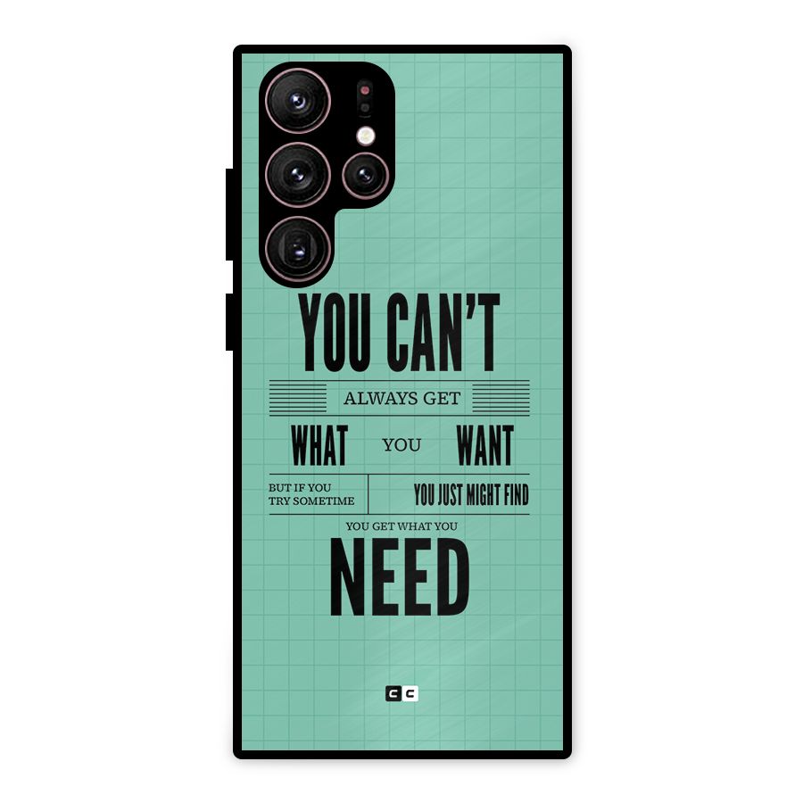 Cant Always Get Metal Back Case for Galaxy S22 Ultra 5G