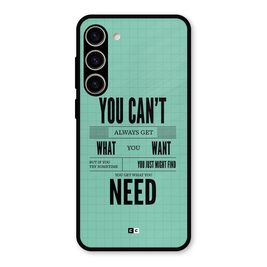 Cant Always Get Metal Back Case for Galaxy S23 Plus