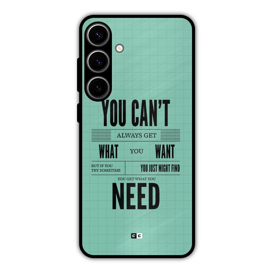 Cant Always Get Metal Back Case for Galaxy S24 Plus